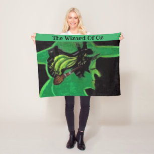 VLIEGTUIG VAN OZ WICKED WITCH FLEECE DEKEN