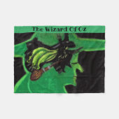 VLIEGTUIG VAN OZ WICKED WITCH FLEECE DEKEN (Voorkant (Horizontaal))