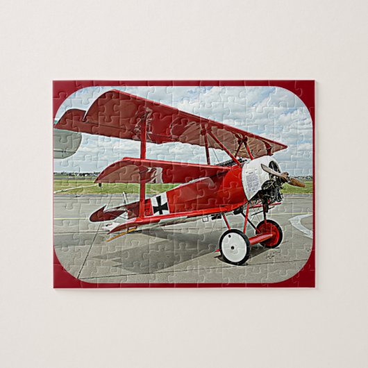 Vliegtuig van Red Baron Legpuzzel (Horizontaal)