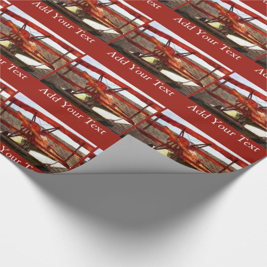 vliegtuig van Shirley Taylor Cadeaupapier (Hoek)