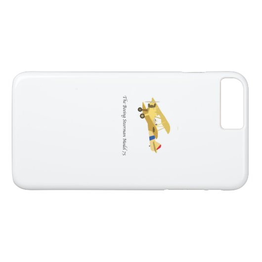 Vliegtuig van Steersman Case-Mate iPhone Case (Achterkant (Horizontaal))