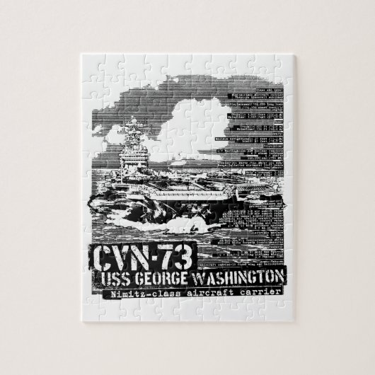 Vliegtuig vervoerder George Washington Legpuzzel (Verticaal)