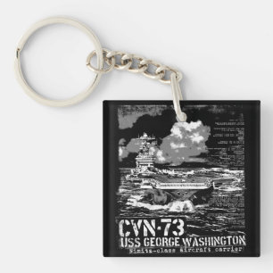 Vliegtuig vervoerder George Washington Sleutelhanger