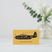  Vliegtuig Visitekaartje (Staand voorkant)