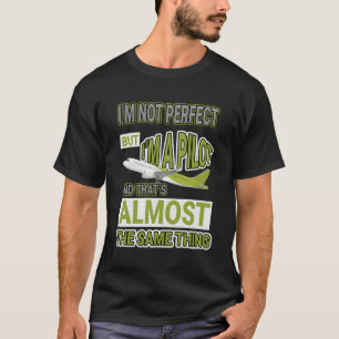 Vliegtuig Vliegend Piloot Vliegtuig Luchtvaart Nie T-shirt