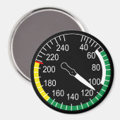 Vliegtuig-vliegsnelheidsindicator Magneet (Voorkant / Achterkant)