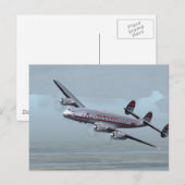 VLIEGTUIG VOOR CONSTELLATIE — LUCHTVAARTGESCHIEDEN BRIEFKAART (Voorkant / Achterkant)