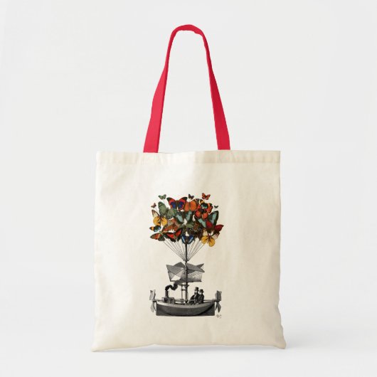 Vliegtuig voor de vlinder 2 tote bag (Voorkant)