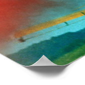 Vliegtuig Vortex Poster (Hoek)