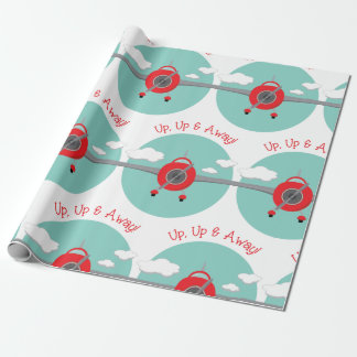 Vliegtuig Weg Cadeaupapier