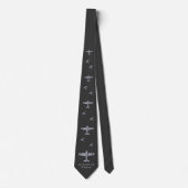 vliegtuig WWWII Wildcat Necktie Stropdas (Voorkant)