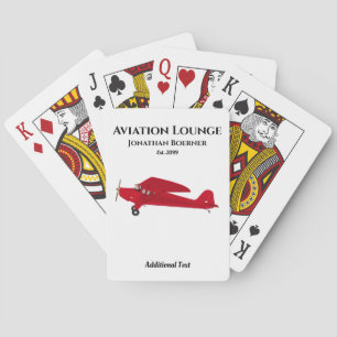  vliegtuigafspeelkaarten pokerkaarten
