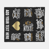 Vliegtuigbak, 50 x 60 inch fleece deken (Voorkant (Horizontaal))