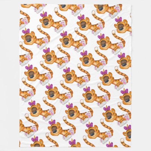 Vliegtuigbak/Baby Fleece Deken (Voorkant)