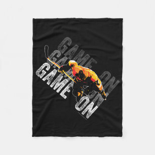 Vliegtuigbak voor game aan (Hockey) Fleece Deken