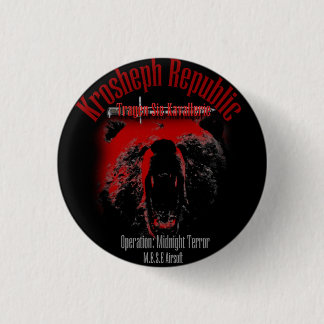 Vliegtuigbedrijf: Midnight Terror Ronde Button 3,2 Cm