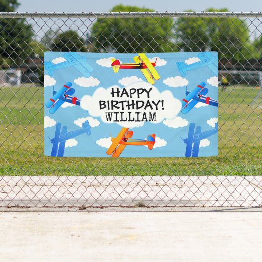 vliegtuigbemanning spandoek (Insitu)