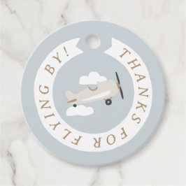  vliegtuigboys Birthday Dank u Bedankjes Labels