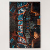 Vliegtuigcockpit Legpuzzel (Verticaal)