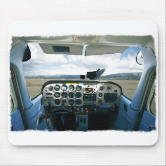 Vliegtuigcockpitit Muismat