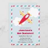 Vliegtuigdag - uitnodiging (Voorkant / Achterkant)