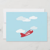 Vliegtuigdaguitnodiging Kaart (Achterkant)