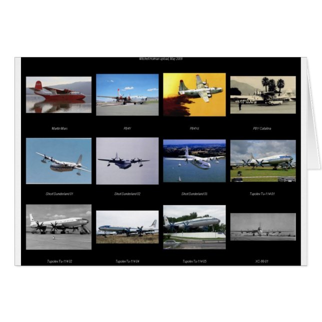 Vliegtuigen (Voorkant Horizontaal)