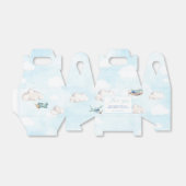 Vliegtuigen Blue Sky White Wolken Doop Verjaardag Bedankdoosjes (Uitgevouwen)