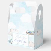 Vliegtuigen Blue Sky White Wolken Doop Verjaardag Bedankdoosjes (Geopend)