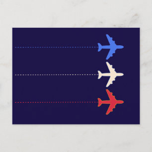 vliegtuigen briefkaart