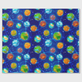 Vliegtuigen Cadeaupapier (Vlak)