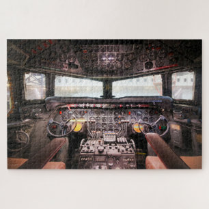 Vliegtuigen cockpit legpuzzel