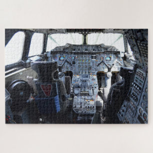 Vliegtuigen cockpit legpuzzel