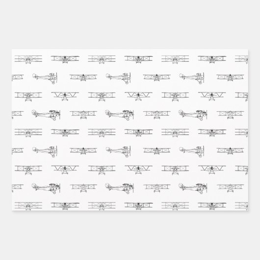 vliegtuigen die als DOUANEKLEUR worden beschouwd Inpakpapier Vel (Voorkant)