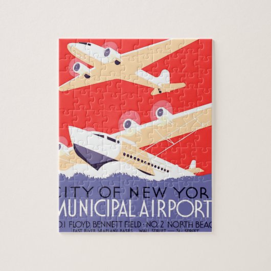 Vliegtuigen die propeller vliegen legpuzzel (Verticaal)