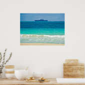 Vliegtuigen draaggolffecten poster (Keuken)