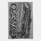 Vliegtuigen drager Carl Vinson Keuken Handdoeken (Verticaal)