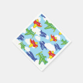 Vliegtuigen en straalvliegtuigen van de eerste ver servet (Hoek)