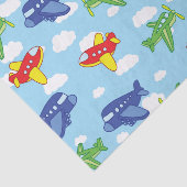 Vliegtuigen en straalvliegtuigen van de eerste ver tissuepapier (Detail)