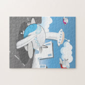 Vliegtuigen Legpuzzel (Horizontaal)