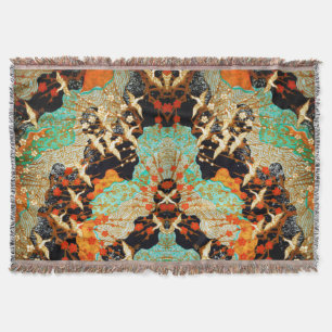 VLIEGTUIGEN MET SPRING FLOWERS Japanse Floral Deken