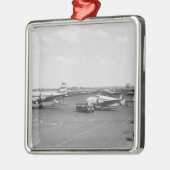 Vliegtuigen Metalen Ornament (Links)