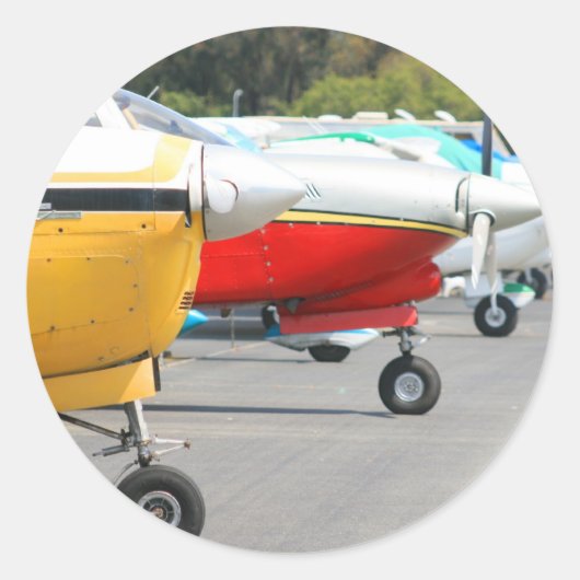 Vliegtuigen stickers (Voorkant)