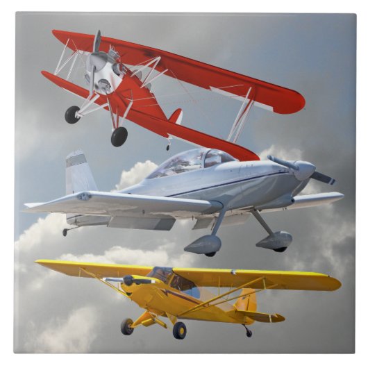 VLIEGTUIGEN TEGELTJE (Voorkant)