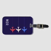 Vliegtuigen uit de Verenigde Staten Bagagelabel (Voorkant (horizontaal))