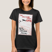  vliegtuigen van patriottische vliegtuigen, vliegt t-shirt (Voorkant)