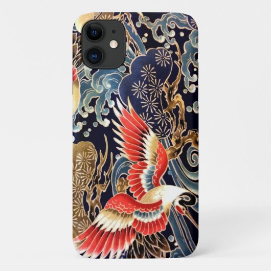 VLIEGTUIGEN, WAVES, SPRINGSTROMEN Japanse Floral Case-Mate iPhone Case (Achterkant)