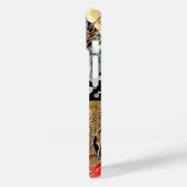 VLIEGTUIGEN, WAVES, SPRINGSTROMEN Japanse Floral Case-Mate iPhone Case (Achterkant / Links)