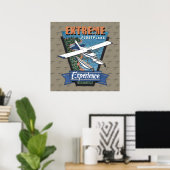 Vliegtuigervaring Poster (Thuiskantoor)