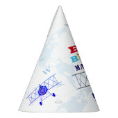  vliegtuigexploitant Birthday Feesthoedjes (Links)